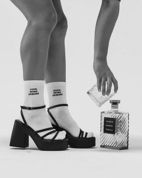 FUCK BEING DEMURE - WHITE